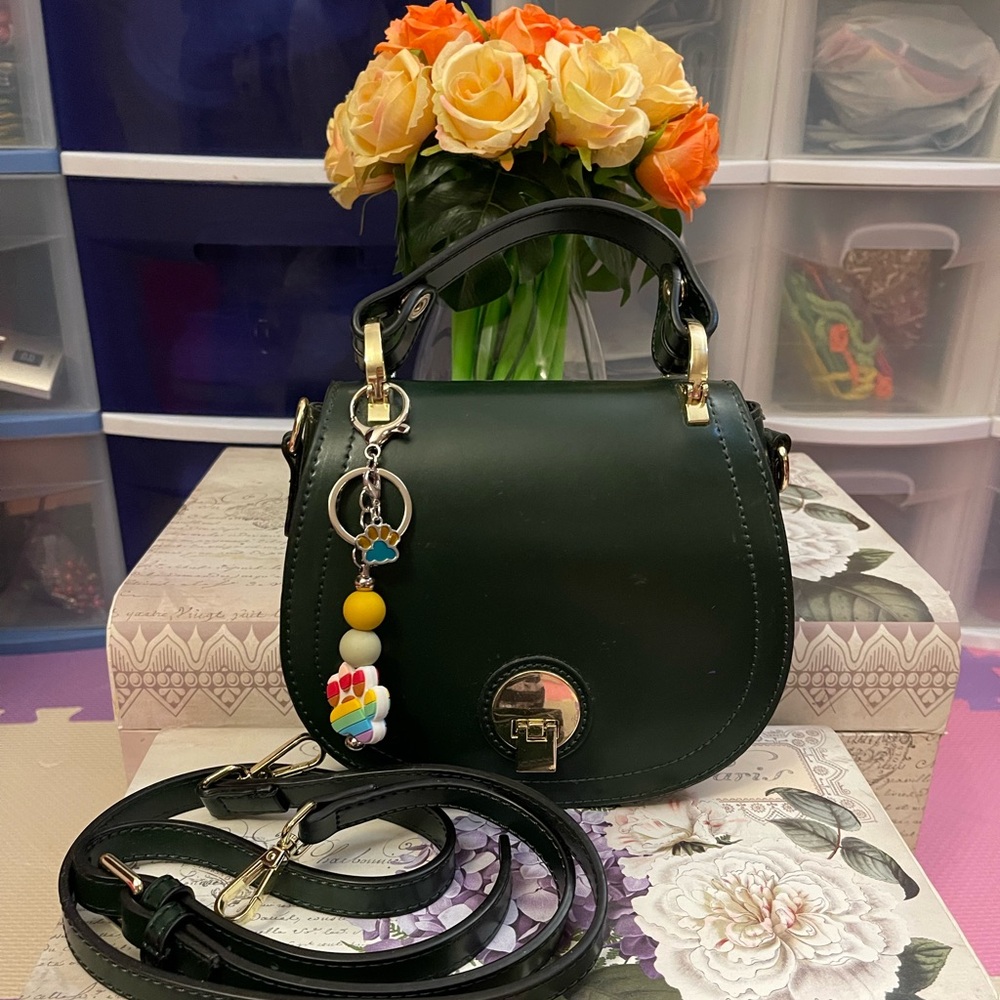 Elegant Green Handbag